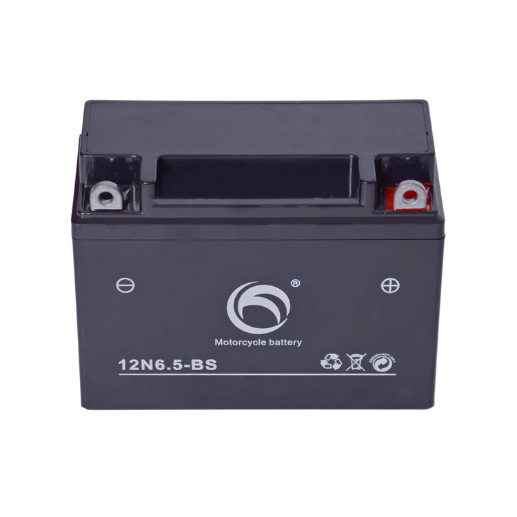 Guangdong Kejian 12N6.5-BS Sealed Lead Acid Maintenance Free Motorcycle Start Battery Factory Price