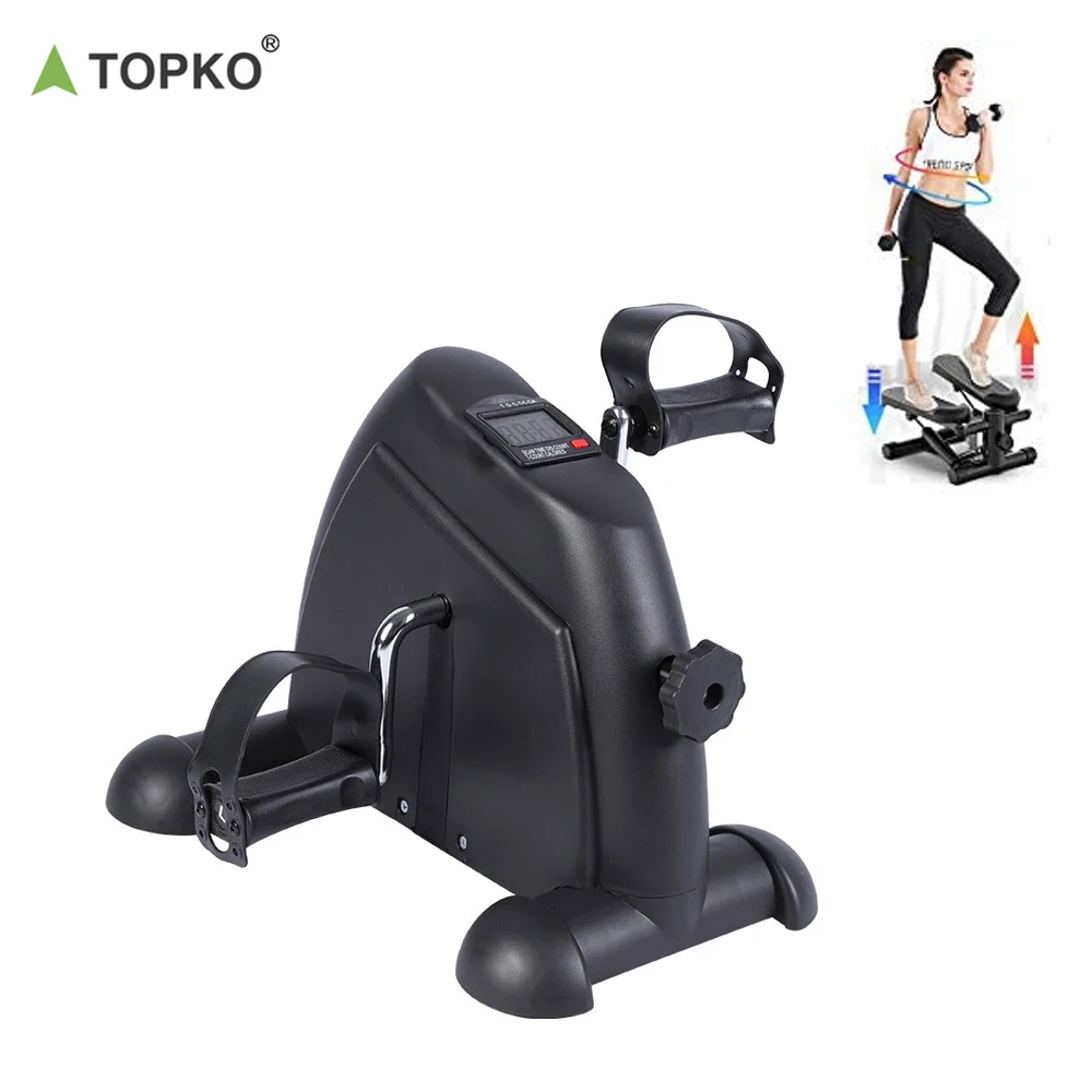 TOPKO gym fitness exercise smart adjustable mini side aerobic stepper stair elliptical twist stepper machine with counter