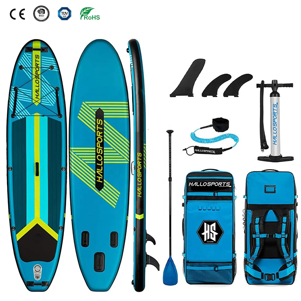 Hallosports 082 premium yoga stand up paddle board sup board paddle board for surfing