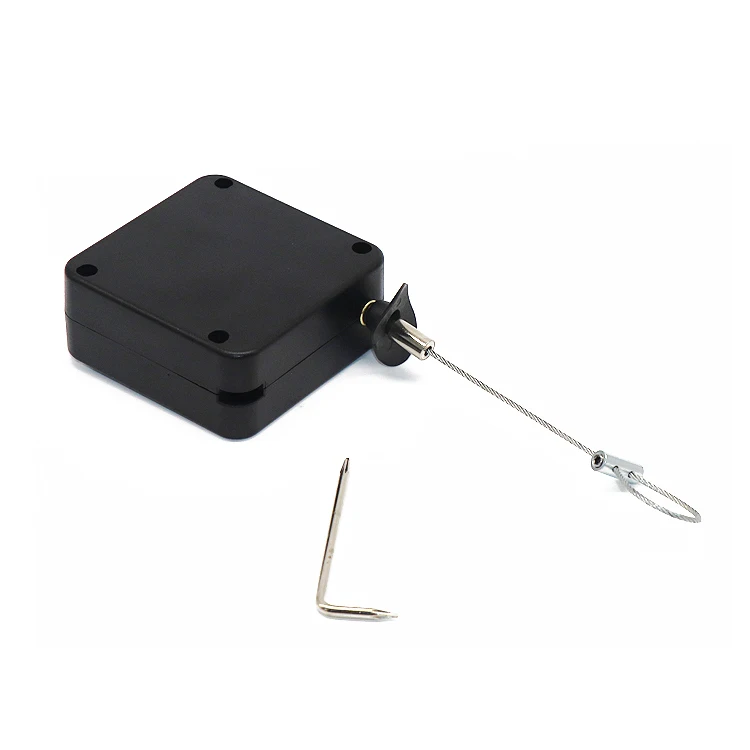 Square retractable exhibition anti-theft cable box automatic retractable wire rope watch mobile phone experience ring anti-theft