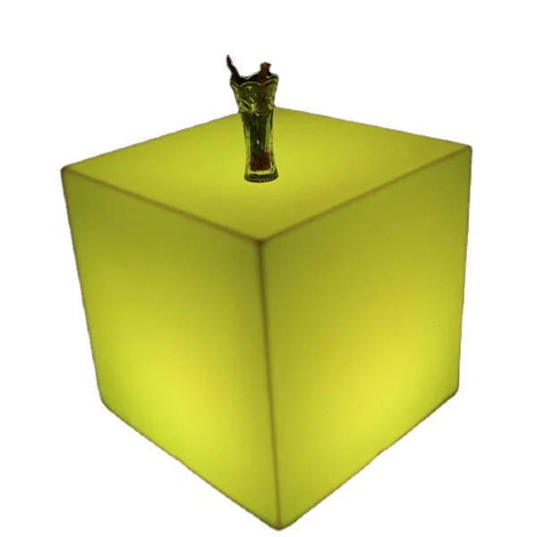 promotion led cube chair outdoor led cube seat light waterproof led cube