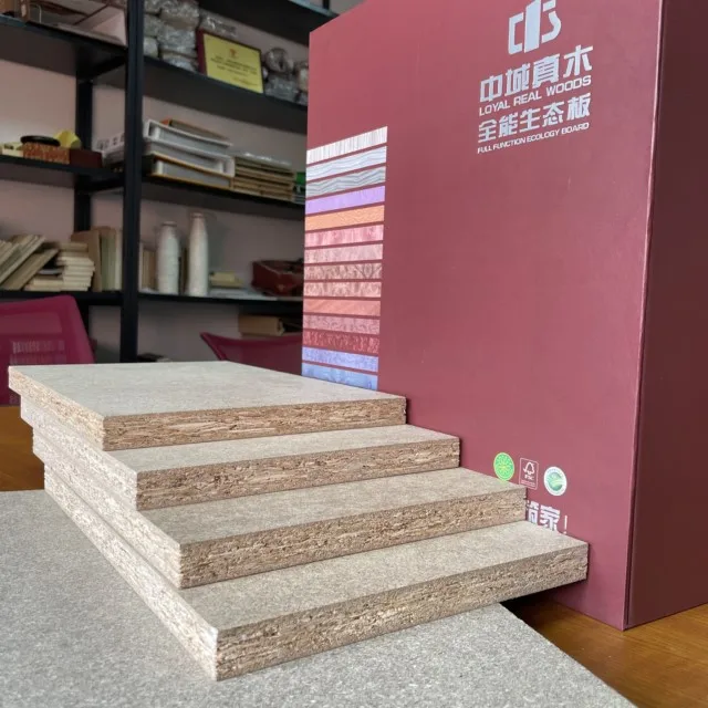 High quality from Factory E1 grade Melamine particle board MFC board 18mm