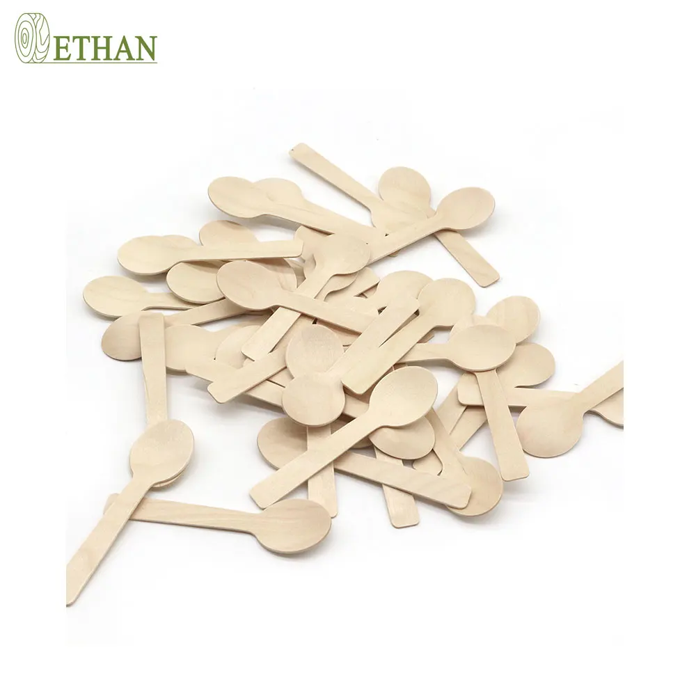 100mm Round Wooden Spoon