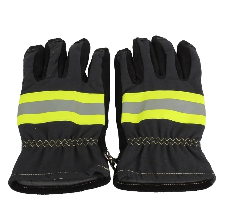 Aramid Fireman Safety Gloves Fire Proof Firefighter Gloves  Suppliers