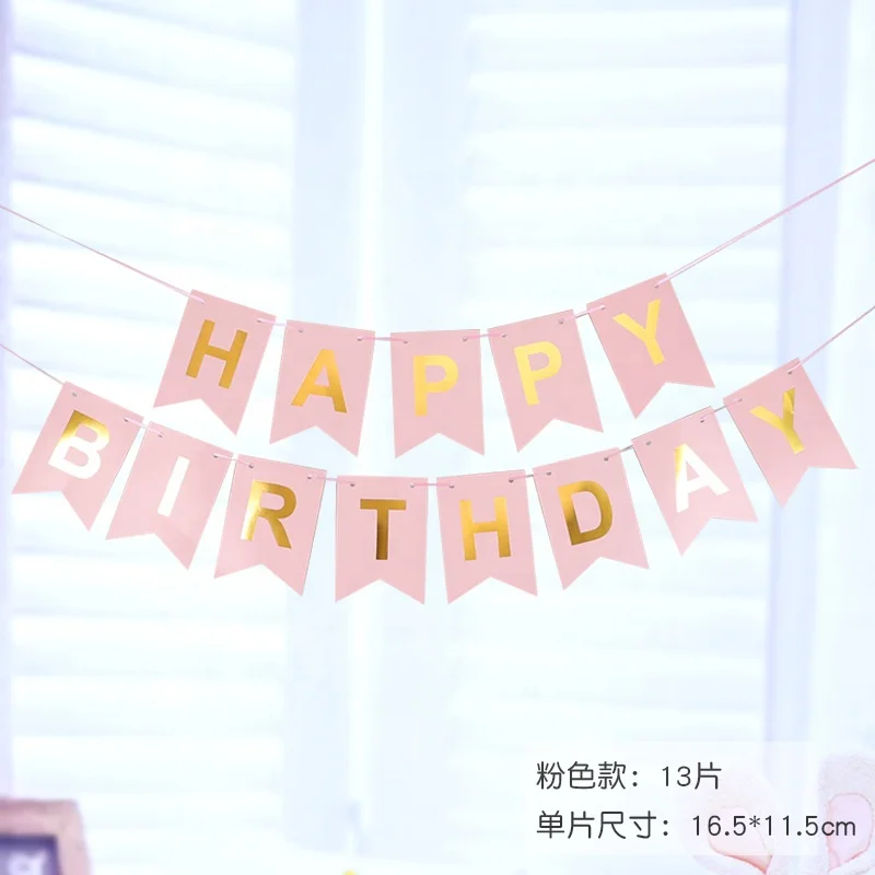 
HAPPY BIRTHDAY Birthday Party Banner B001 