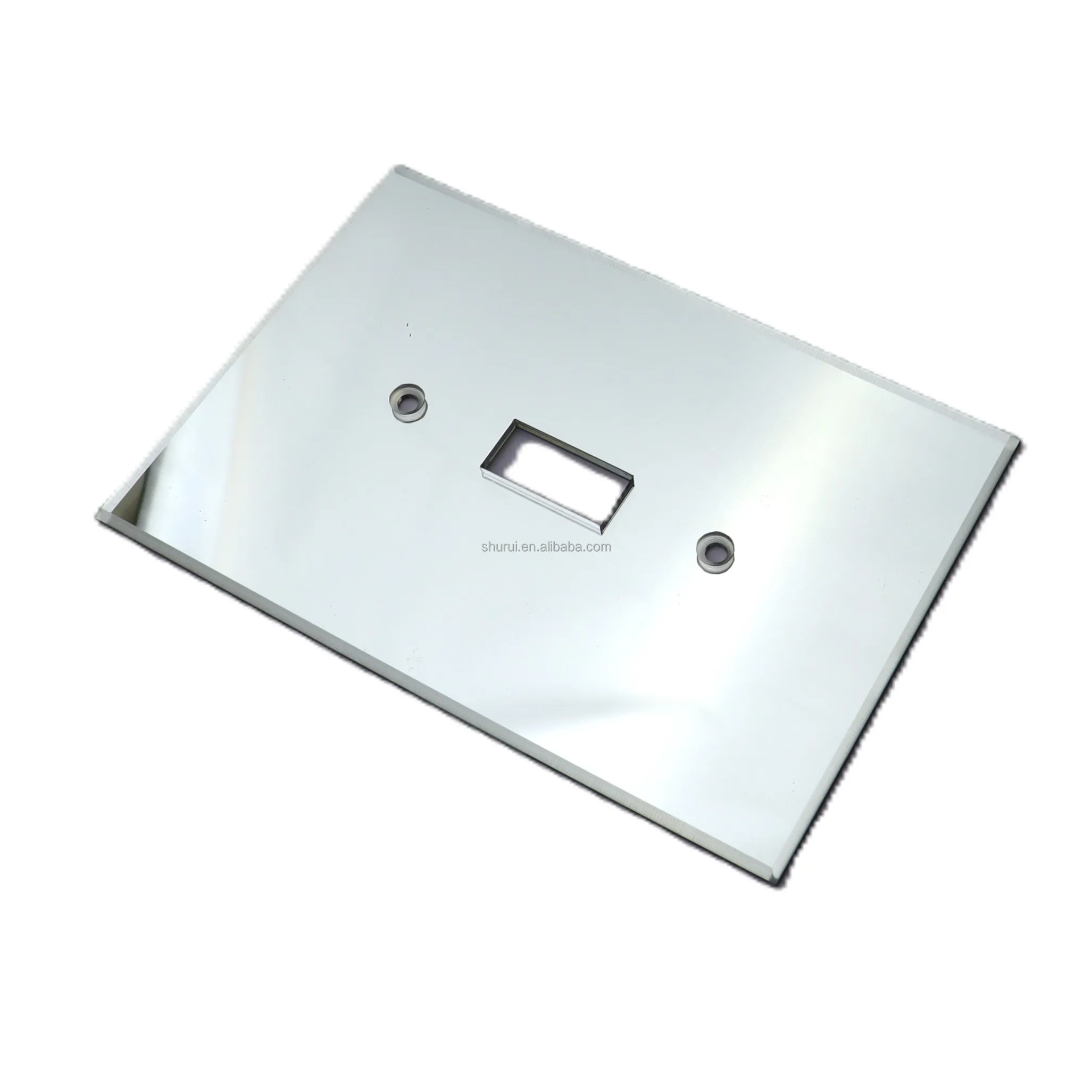 Industrial Grade Clear Single Toggle and Triple Rocker Switch Customizable Duplex Switch Acrylic Mirror Plate