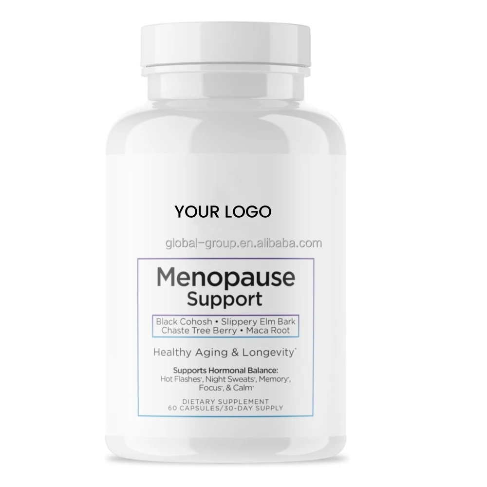 Private Label Hormone Balance Capsules Multivitamin Supplement Vitamins Powder Women Menopause Capsule