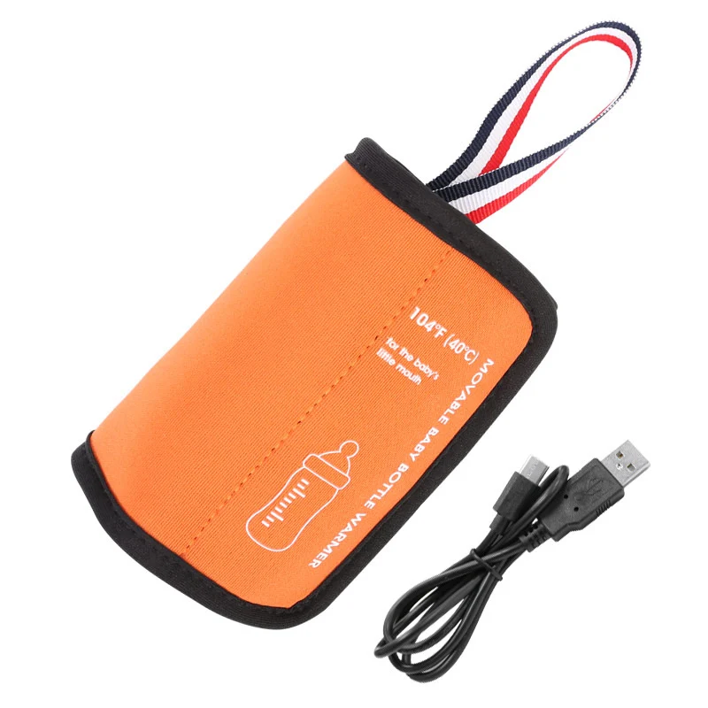 Новый дизайн дорожный Черный полиэстер USB-подогрев портативный подогреватель для детских бутылок с молоком
