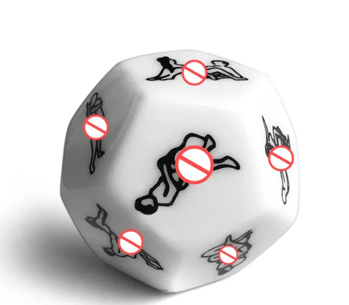 Custom Luminous Sex Dice Toys for Couples Adults Games Romance Love Hunour Flirting Erotic Sexy Shop