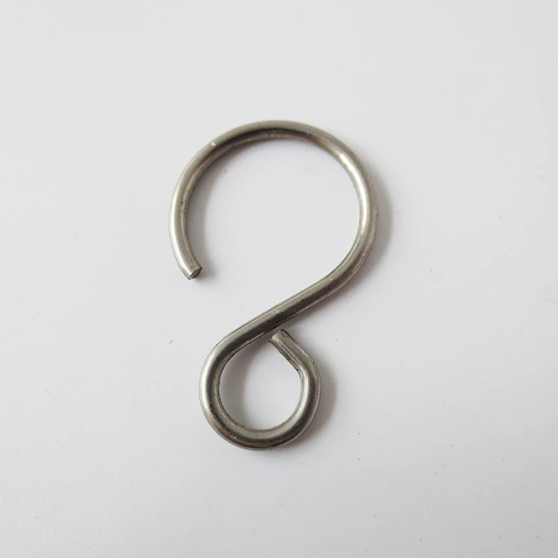 Custom Stainless Steel Zinc Plated Metal Large Size Hanging S Shape Hooks