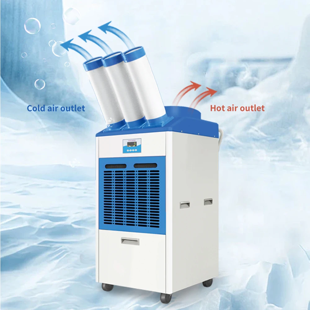 Rotary compressor 2Tons portable factory cooling air conditioner for industrial