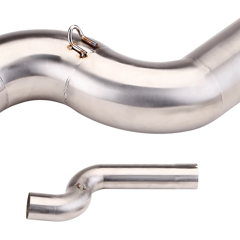 51mm Slip On For F900R F900XR 2020 2021 Motorcycle Exhaust Escape Modify 51mm Mid Link Pipe Catalyst Delete Eliminator Enhanced