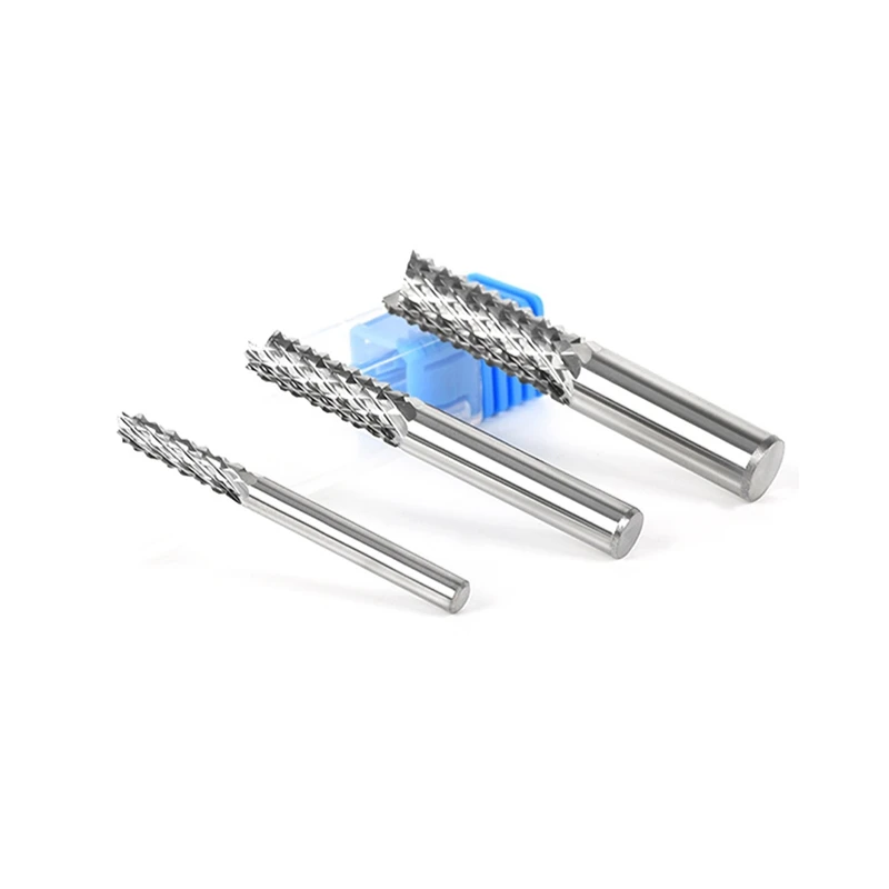 PCB Print Circuit Board Bits Cup Cut With Chip Breaker Spiral Bits Corn Teeth Fishtail Tip