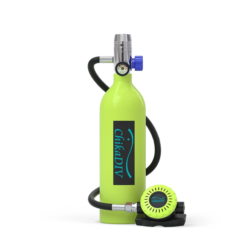 Chikadiv 1 Litre Capacity with Refillable Design Submersible portable wading sport with full gear