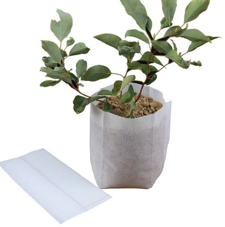 pp bag manufacturing white jute seedling biodegradable non-woven nursery bags plant for greenhouse