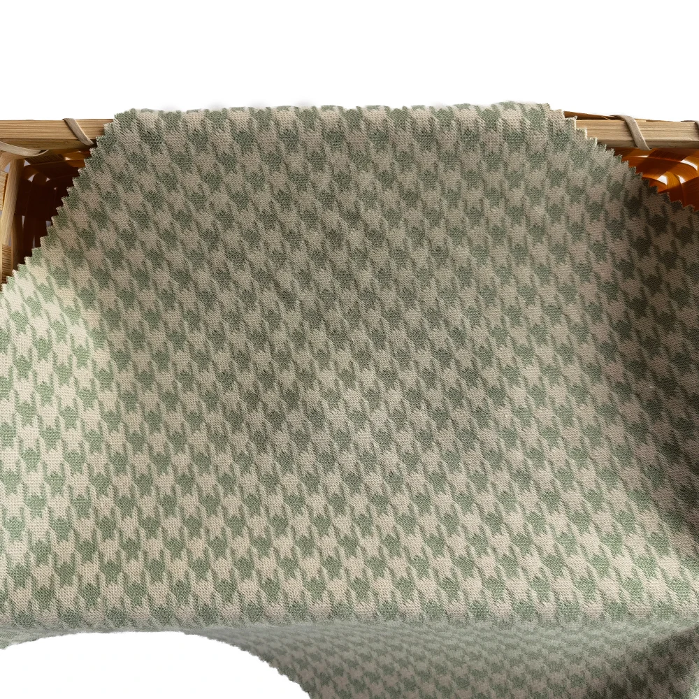 2023 new design spandex yarn-dyed jacquard knit fabric