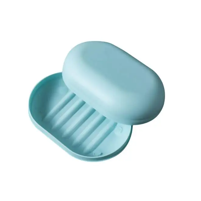 Plastic Bathroom Shower Double Layered Soap Box Tray Dish Storage Holder Plate Home Travel