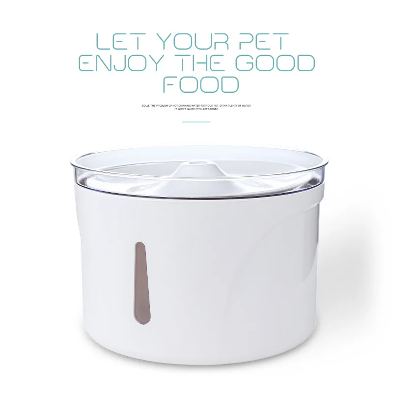 pet drinking fountainQuality Assurance 2.5 Liters Stainless Steel Pet Water Dispenser with Night Light cat drinking fountain
