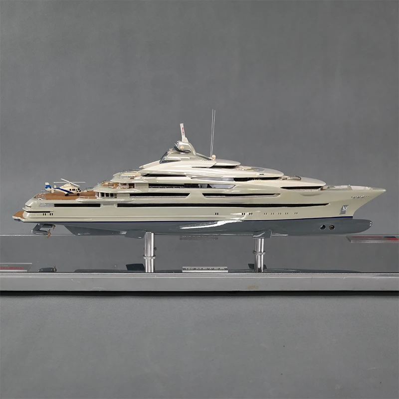 Handmade Plastic Crafts Featuring Sunseeker Princess Other Yacht Brands Gift Boating Customized 60cm Larson Yacht Ship Model