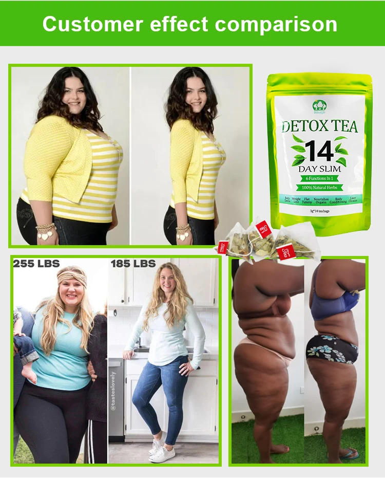 hot selling ready to ship wholesale  customized design natural flat belly diet tea