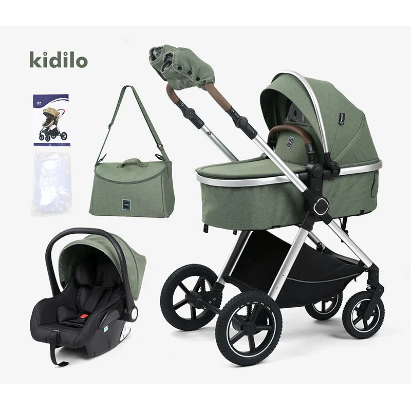 Kidilokids переносная тележка с высоким пейзажем детская коляска может сидеть и лежать для машины ходить через границу оптом