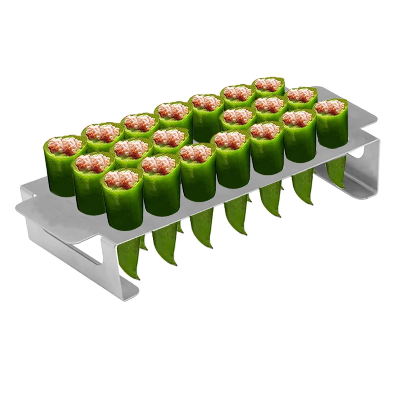 stainless steel chili rack jalapeno rack bbq jalapeno roaster with handles outdoor barbecue grills