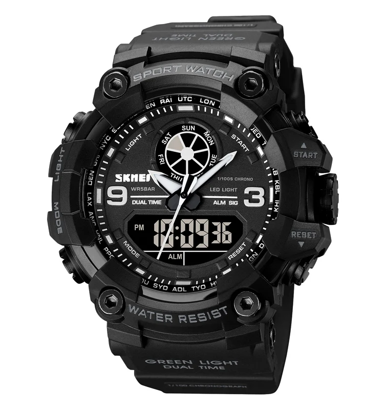 SKMEI 1818 Wholesale Popular Men Sports Quartz Wrist Watches Waterproof Luxury Digital Watches
