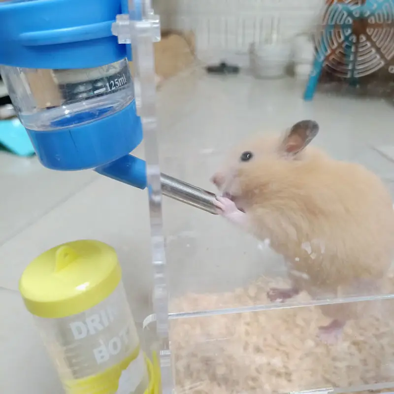 80ml 125ml 250ml Plastic water rabbit hamster drink bottle