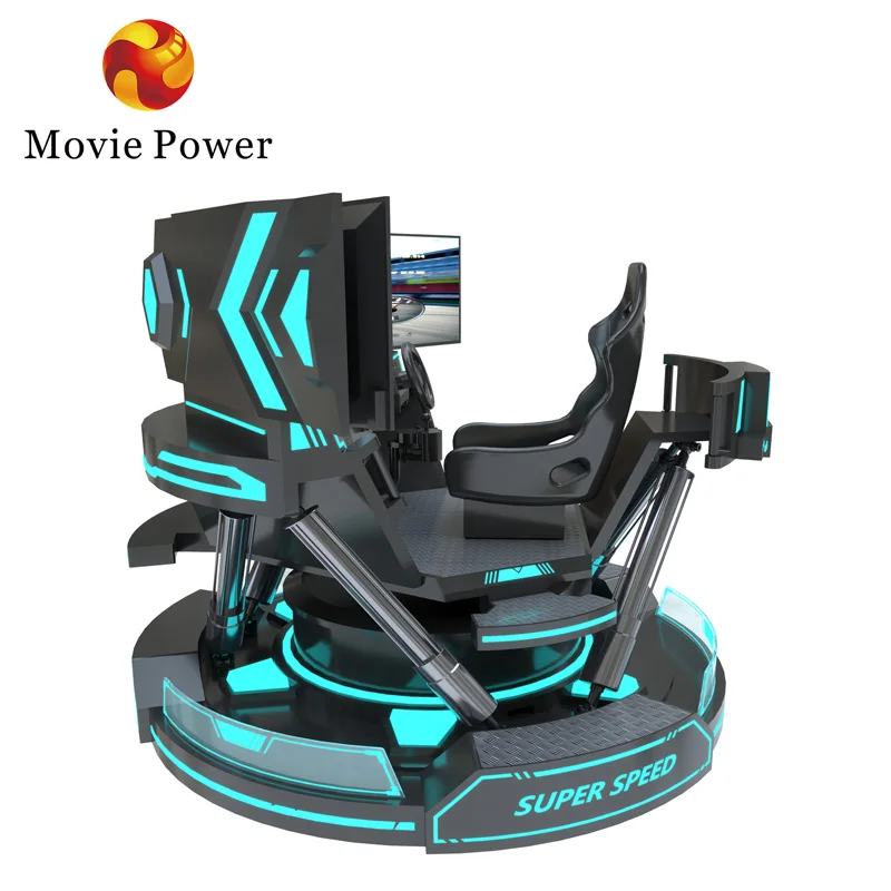 racing simulator motion hydraulic driving simulator 6 dof motion platform  entertainment machines driving simulator for sale