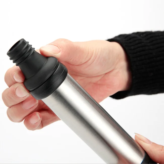 Custom Vacuum Pump Red Wine Bottle Sealer Saver Silicone Wine Stopper