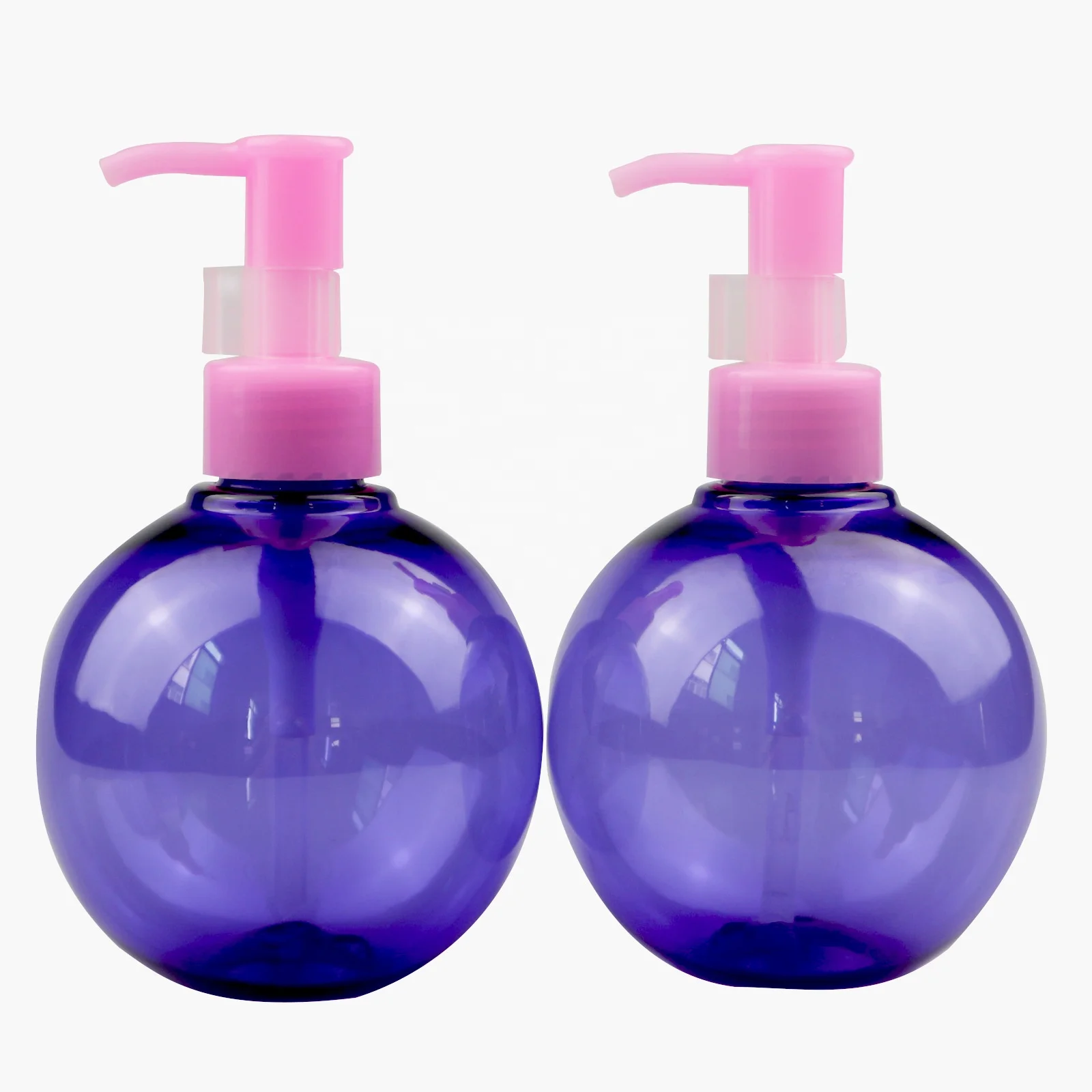 New product 220ml toothpaste bottle PET  explosive bulb toothpaste  push-type round pump spray bottle