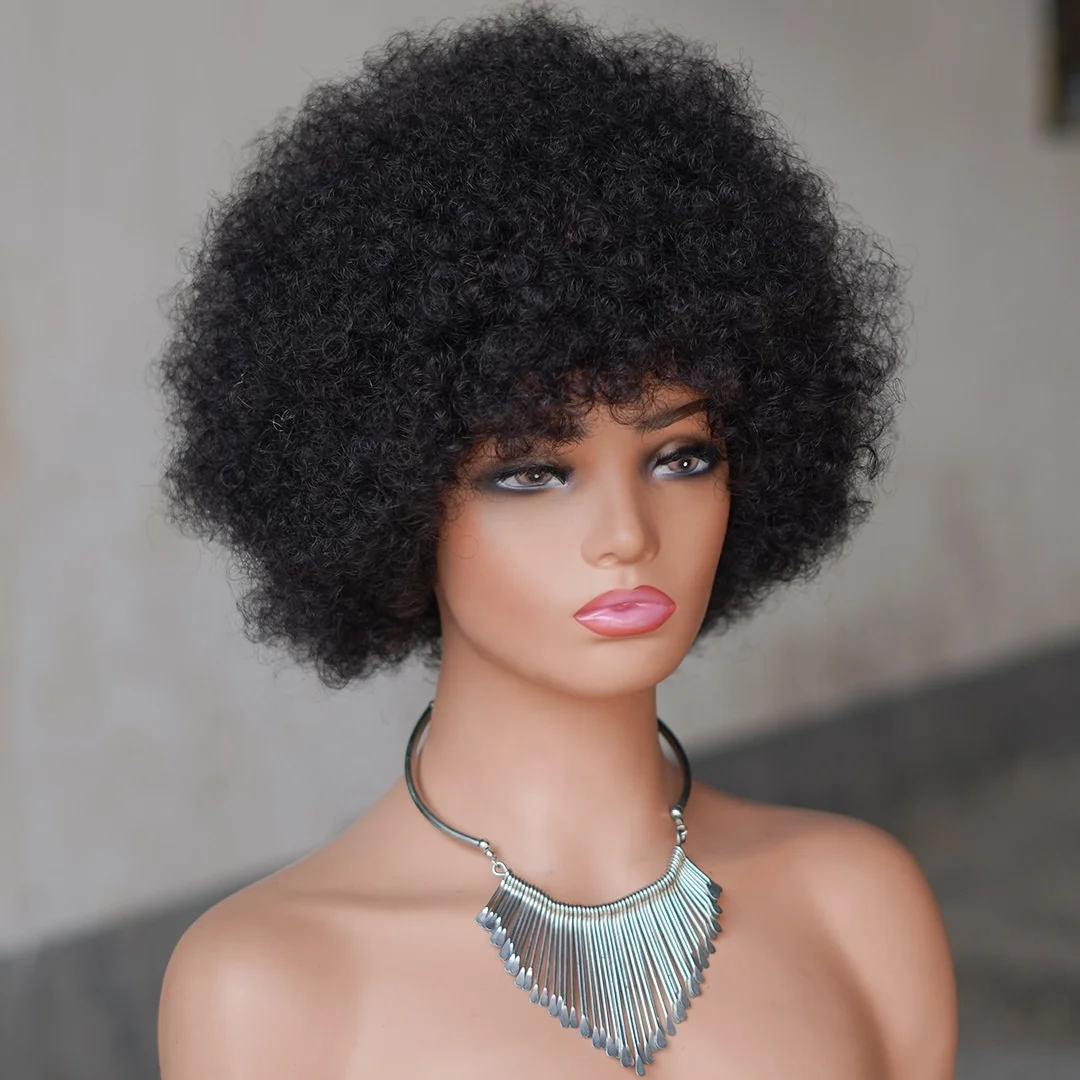 Pixie Cut Wig Prepluck Short Bob Curly Human Hair Wigs Cheap 13X1 Transparent Lace Frontal Water Deep Wave Lace Front Wig