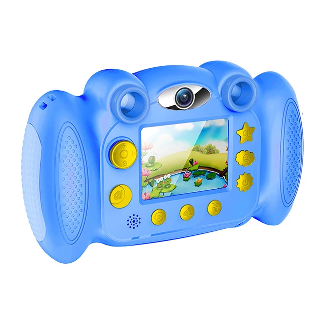 Private Design And High Appearance Front Rear Cameras 720P Hd Highlight LED Kids Video Camera Game Camera