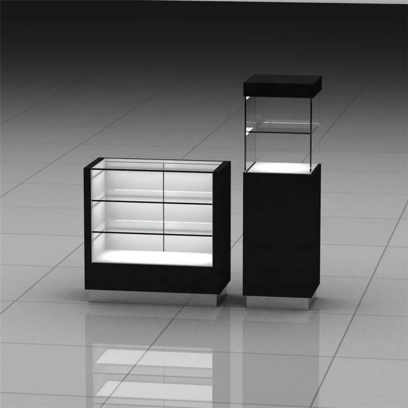 Низкая цена, индивидуальный ювелирный стеклянный витринный шкаф, алюминиевая витрина