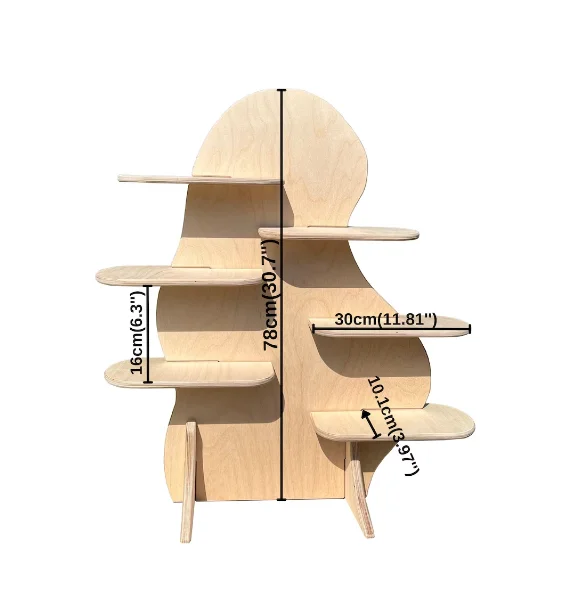 Bevis Customized wooden display rack Collapsible Stand Pop-up Market Display Vendor Table Stand Market Stall for store shop