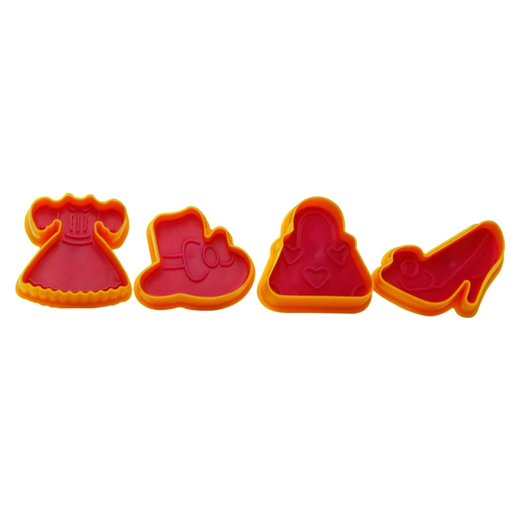 Custom plastic wholesale chocolate DIY decoration cookie cutter setcake mould mold for bakeware