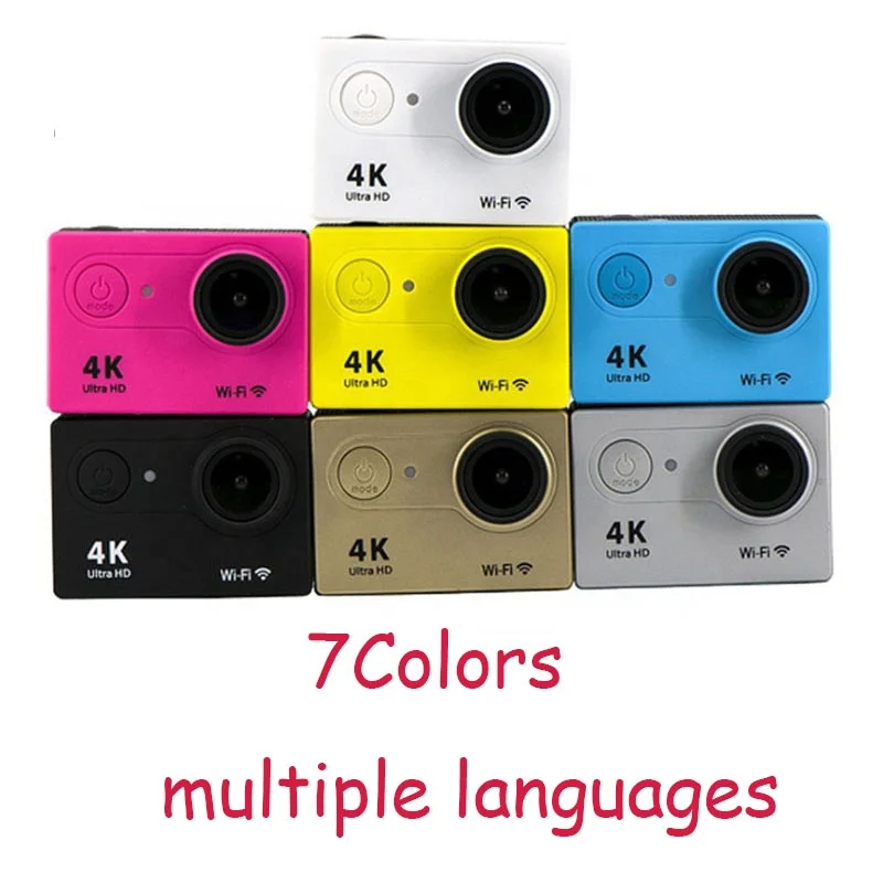 Wi-Fi Action Camera 4K HD Remote Control Underwater 30M Waterproof Sport Camera with factory price