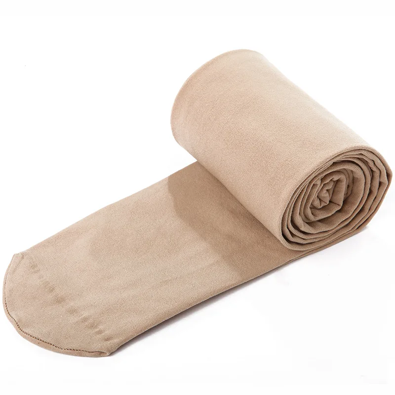 Женские бархатные колготки с мягким носком