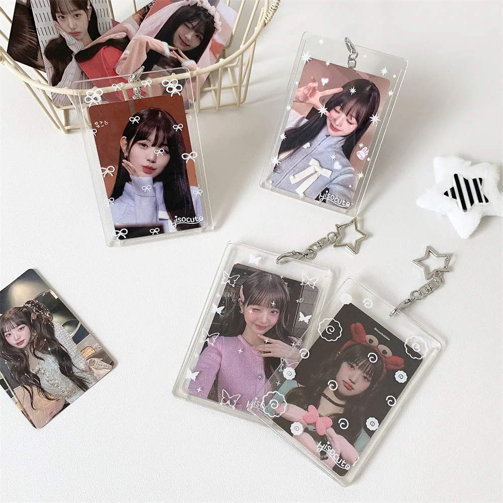 Kpop 3inch hard photo cardholder idol collection card star chasing photo frame
