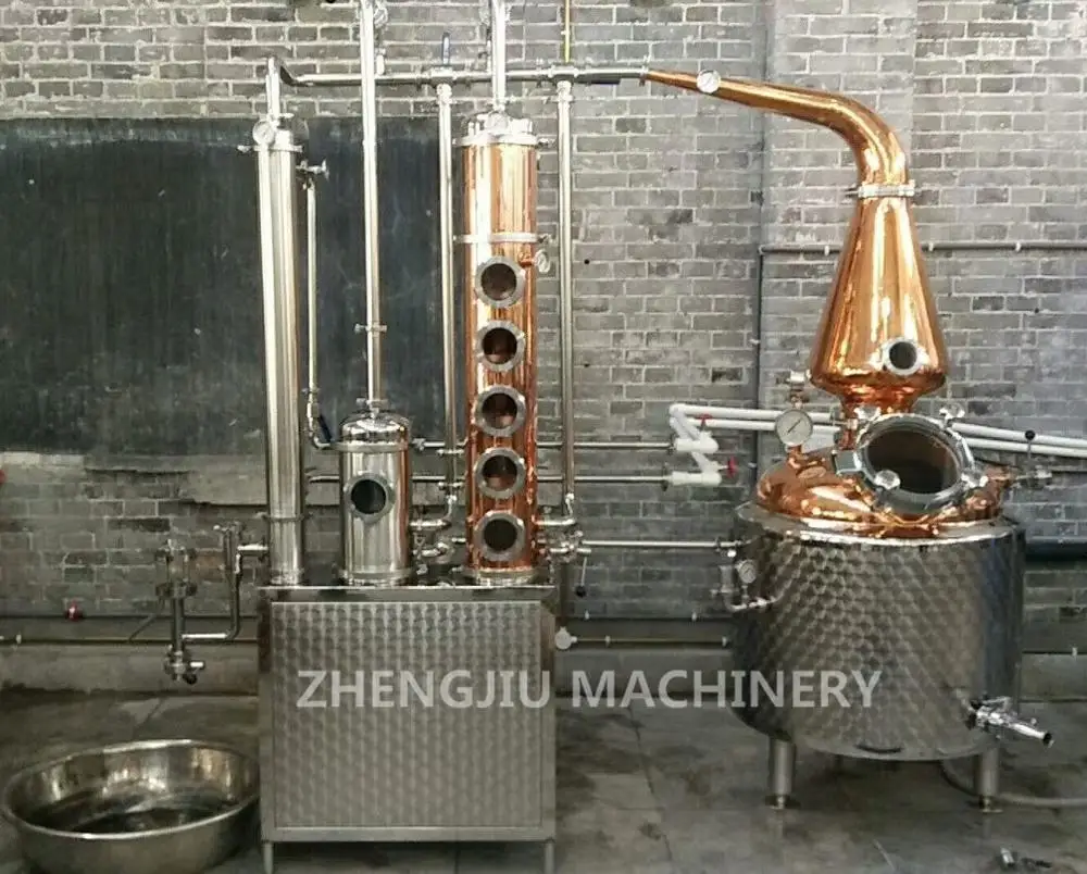 Rum&Vodka&Gin&Whisky Distillation Equipment American Popular Style Artisan Complex Still