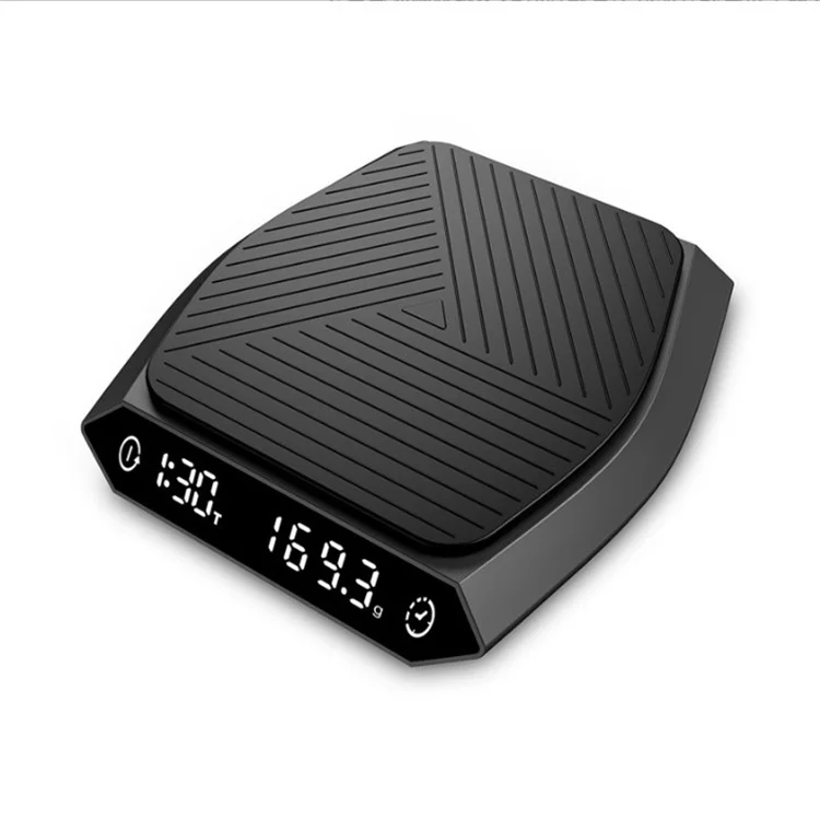 Veidt Weighing Timemore Digital Kitchen Black Mirror Basic Scale Coffee Weight Nutrition Food Scale Digital Display Oval