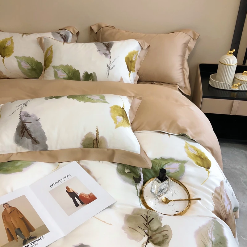 Home textile bedding use 60s printed lyocell fiber fabric