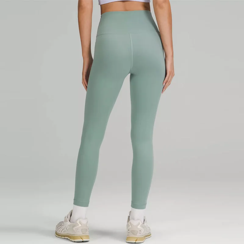 High Quality Drawstring Leggings 76 Nylon 24 lycra Gym Wear Sport Leggings Fitness Lycra Tights for Women