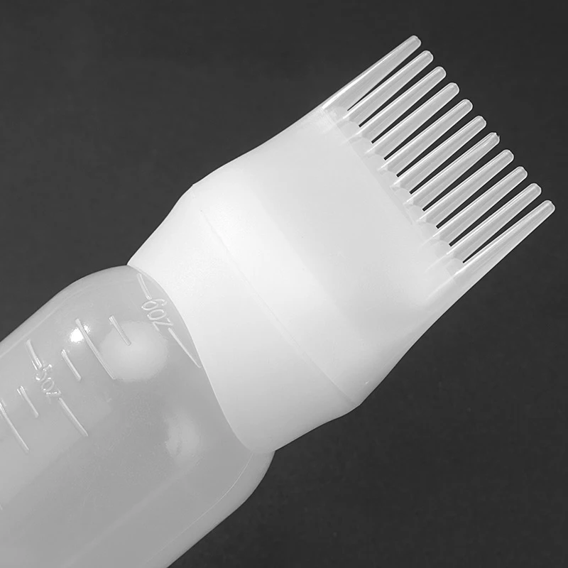 Hair Care Plastic Soft Empty Applicator Hair Mist Spray Bottle Comb Shampoo Water Dye Medicine Squeeze Salon Hair Oil Bottles