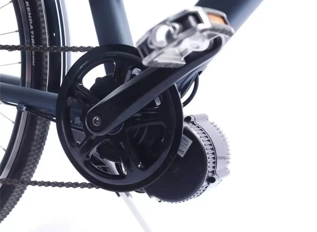 Electric City Bike 700C Bafang 250W Mid Drive Motor 10.4Ah Lithium Battery Ebike For Adult Mid Drive Electric Bicycle