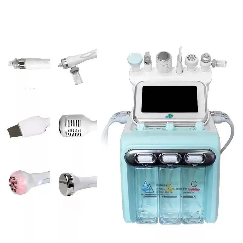 Hydrafaci /Hydro wodnder/Hydro Dermabrasion Machine Vacuum Blackhead Remover 6 In 1 H2o2 Hydro Facials Machine