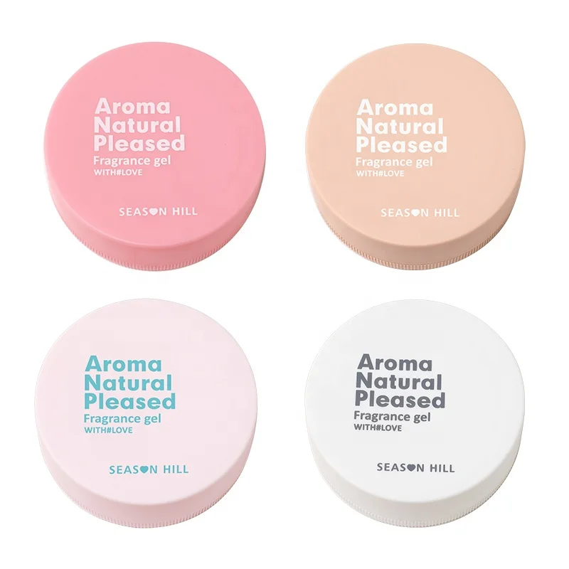 SEASON HILL Paste Car air freshener Round Solid perfume for car Fragrance gel Custom Logo and scent Alcohol-free Aroma gel