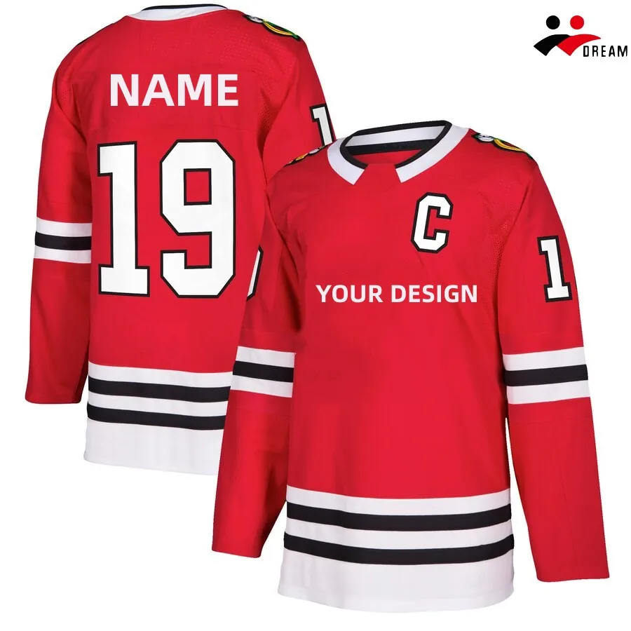 Polyester Mesh Ice Hockey Jersey For Men Custom Made Ice Hokey Jersey Ice Hockey Jersey