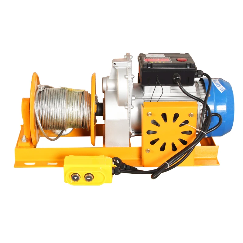 factory outlet 220v Wire Rope Electric Crane Hoist Winch for Industrial shipbuilding