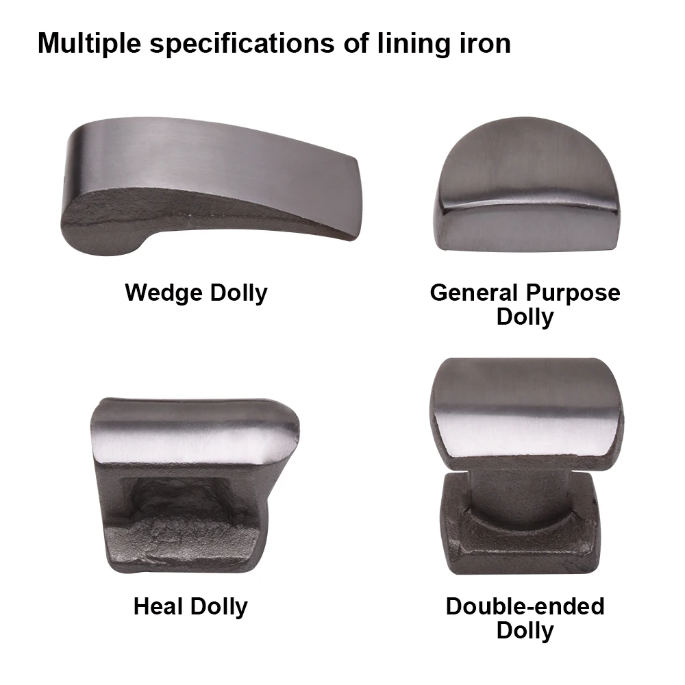 7Pcs Auto Body Shaping and Forming Fender Roller Fixer Dent Remover Repair Hammer and Dolly Set